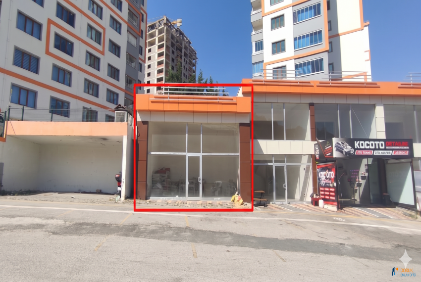 Doruk Emlak Ofisi > DORUK EMLAK'TAN ŞEHRİ ŞAHANE SİTESİ'NDE SATILIK 55 M² TİCARİ DÜKKAN